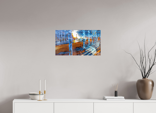 64 x 36 cm, 3 Tirage photo sous Verre acrylique Quand les corps ont appris à se fondre dans la lumière