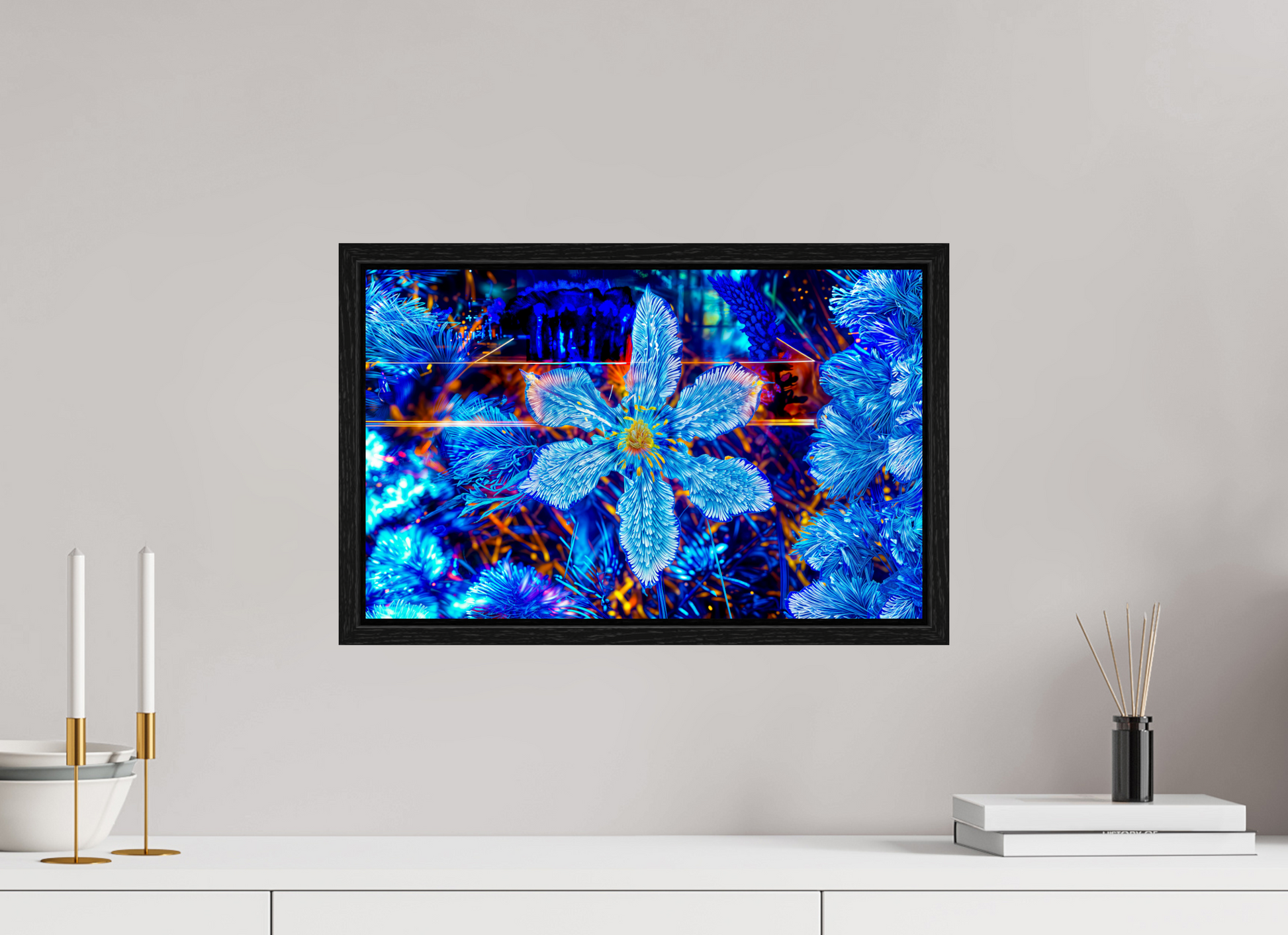 47,9 x 30 cm, 8 Caisse américaine Noire La fleur qui rêvait d’étoiles