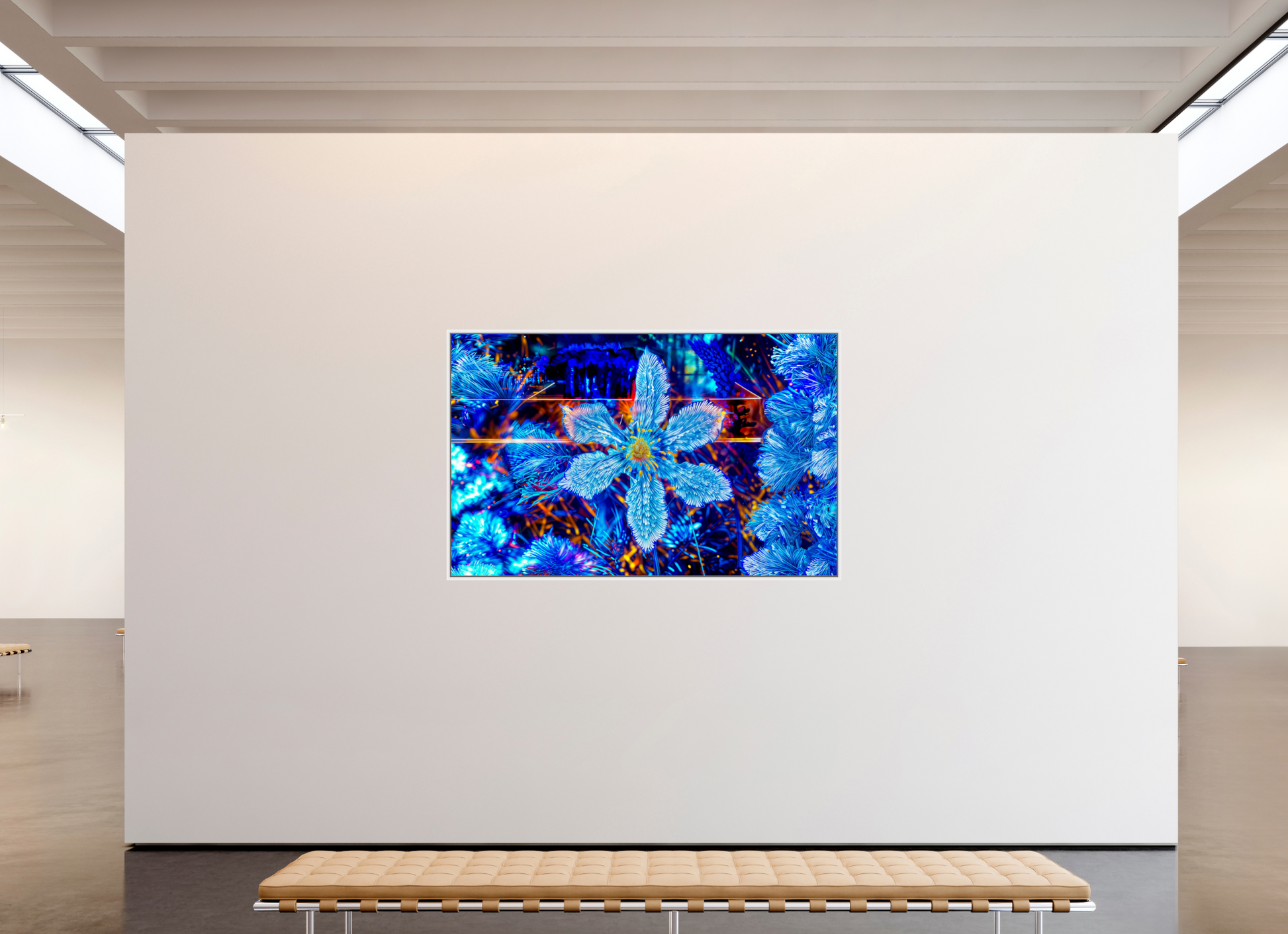 191,5 x 120 cm, 9 Caisse américaine Blanche La fleur qui rêvait d’étoiles