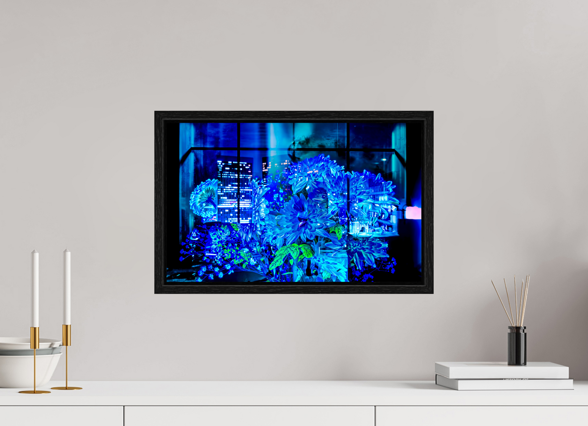 48 x 30 cm, 8 Caisse américaine Noire Le jardin secret des gratte-ciels