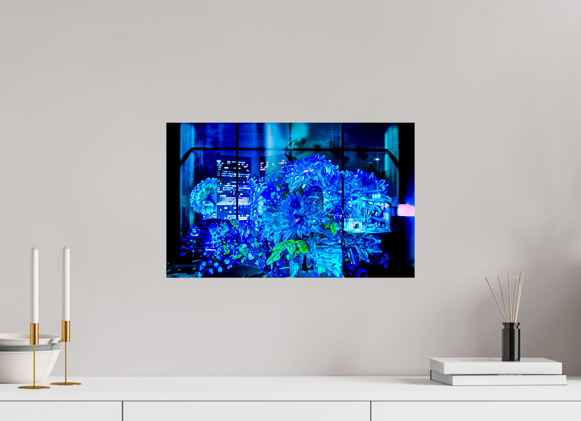 48 x 30 cm, 2 Tirage photo contrecollé sur Dibond Le jardin secret des gratte-ciels