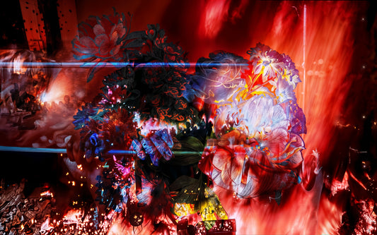 L’étreinte des pétales ardents