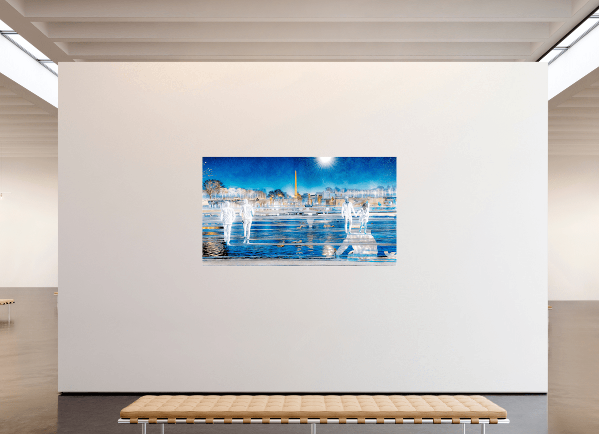 Les pas flottaient au - dessus du temps - Idealart