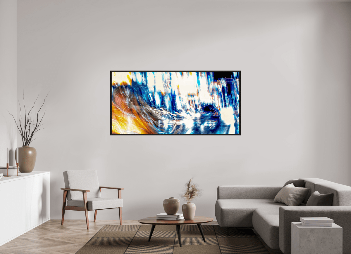 L’onde blanche qui fissure la nuit - Idealart