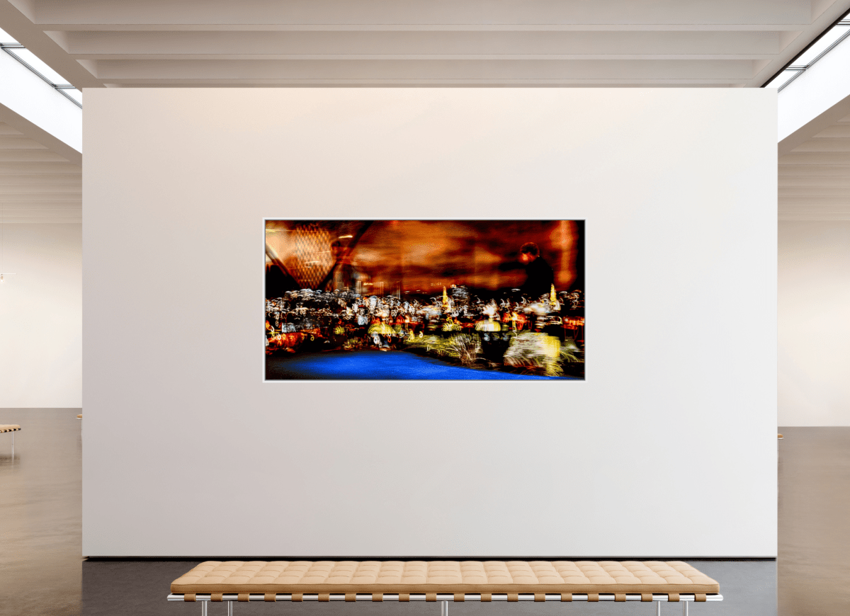 Promeneur des nébuleuses urbaines - Idealart