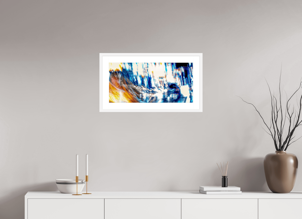 L’onde blanche qui fissure la nuit - Idealart