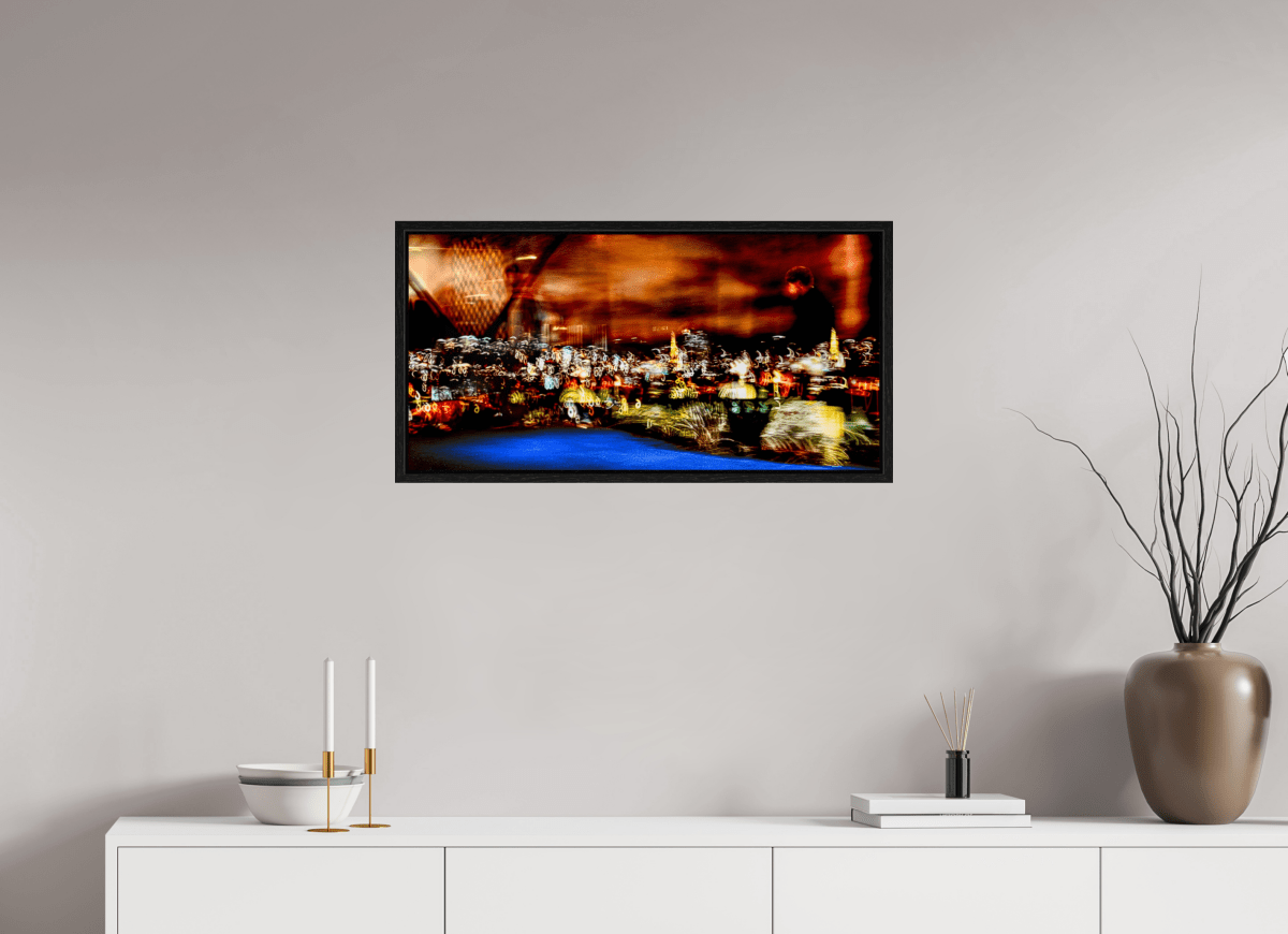 Promeneur des nébuleuses urbaines - Idealart