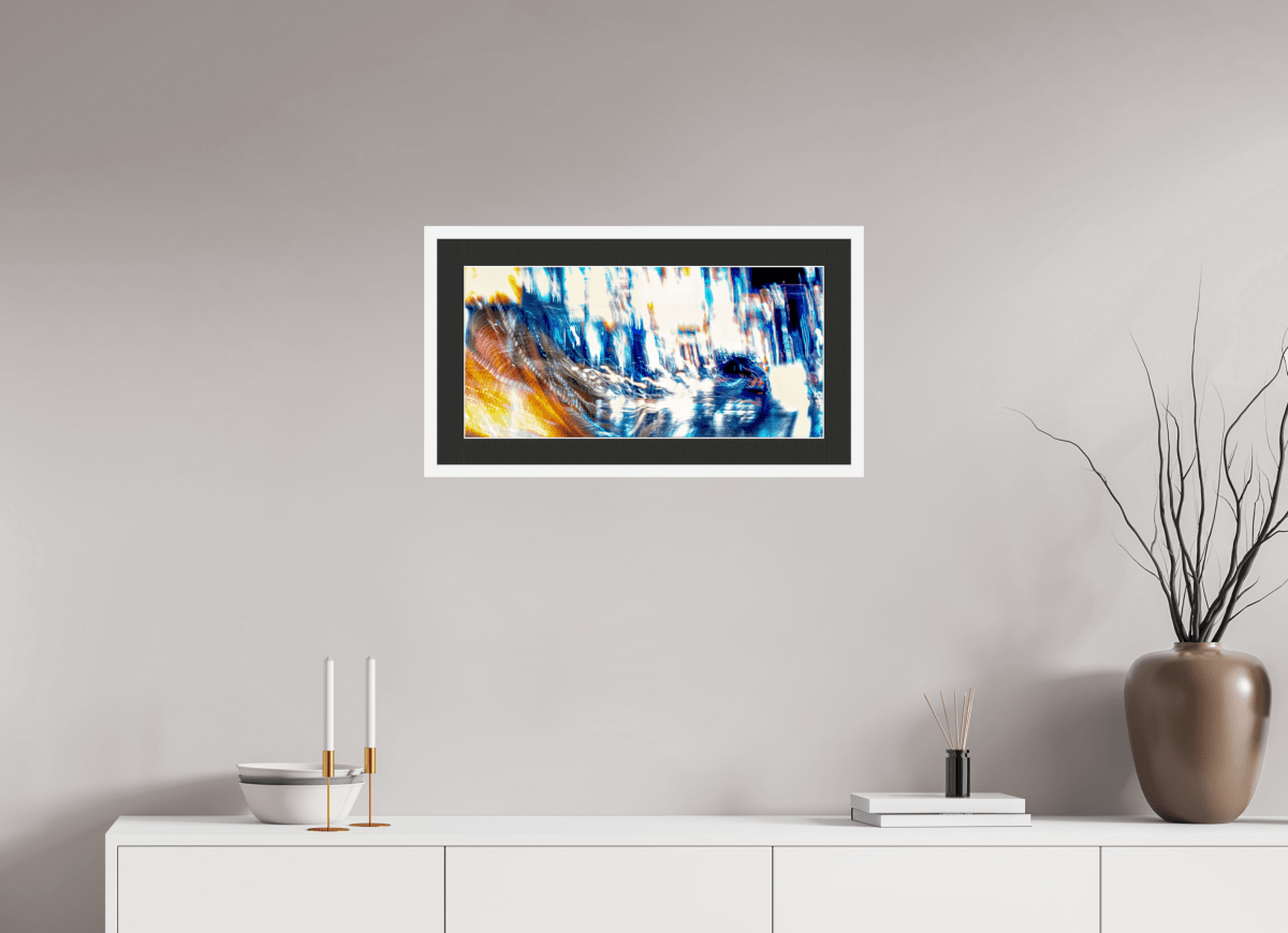 L’onde blanche qui fissure la nuit - Idealart