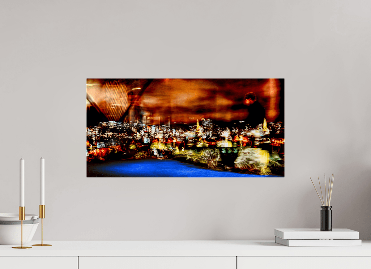 Promeneur des nébuleuses urbaines - Idealart