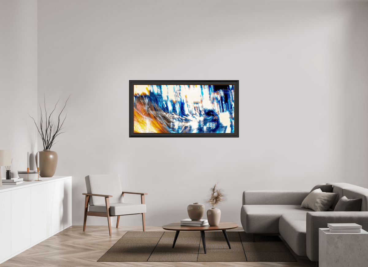 L’onde blanche qui fissure la nuit - Idealart