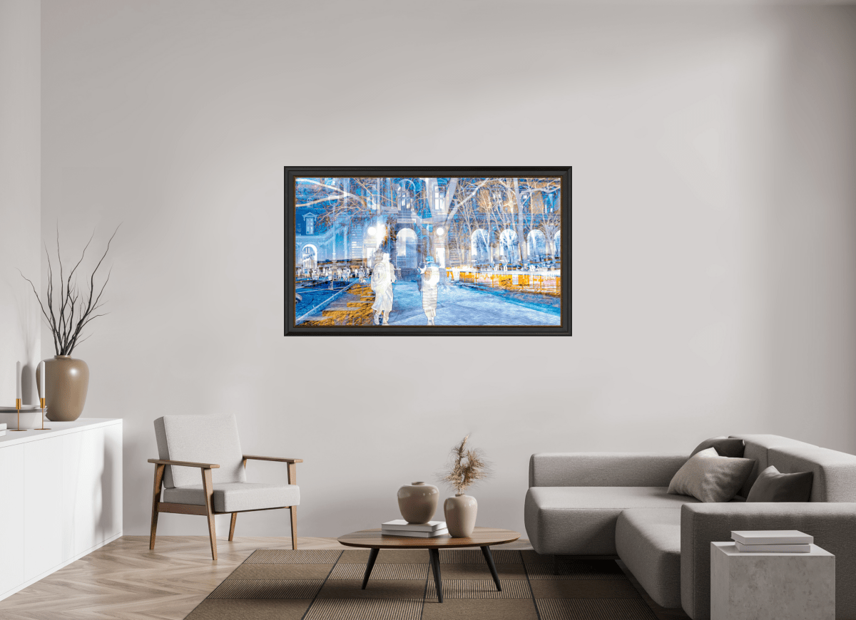 Les corps devenaient légers en traversant la place - Idealart